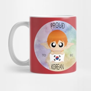 Proud to be Korean (Sleepy Forest Creatures) Mug